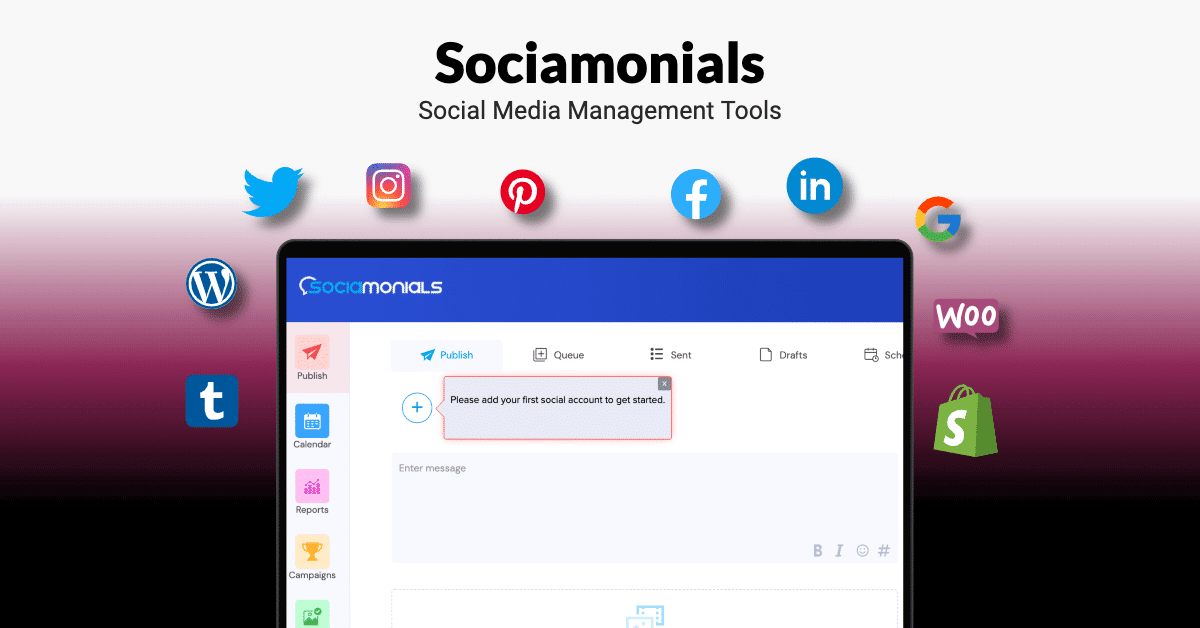 Sociamonials Review: My Experience social Media with Automated Posting RADAAR offers social media management tools with pricing and features displayed in a screenshot thumbnail.