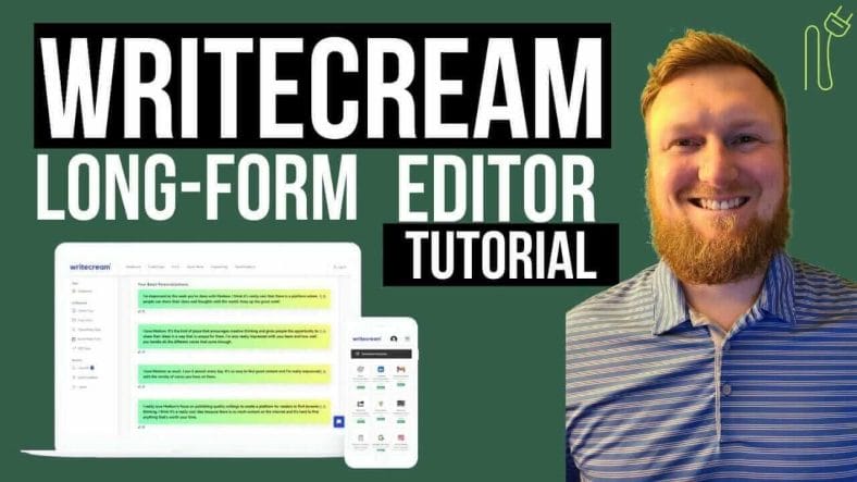 Writecream Longform Editor Tutorial