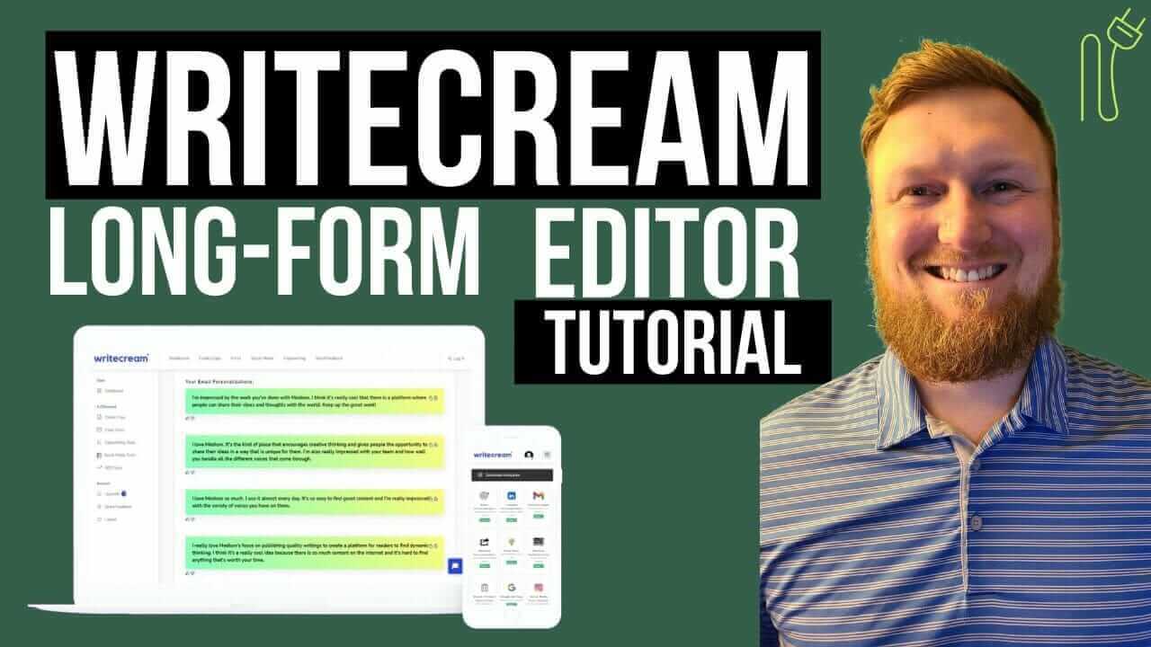 Writecream Longform Editor Tutorial Writecream Longform Editor Tutorial
