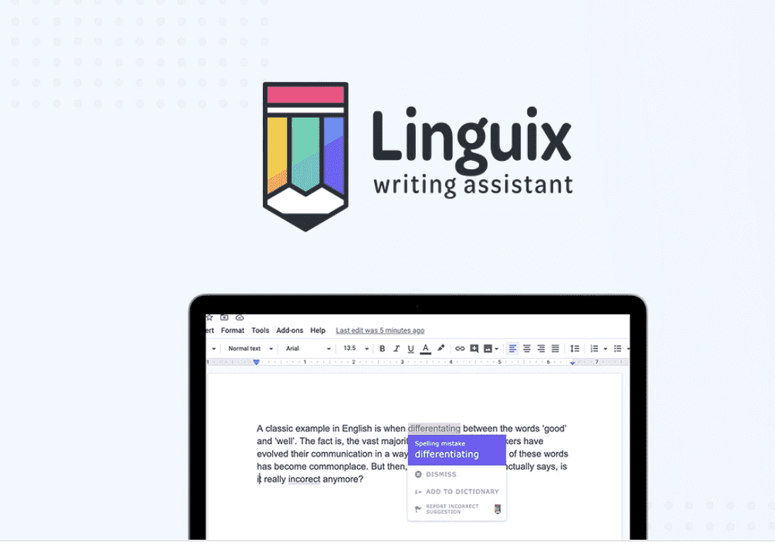 Linguix: Best Grammarly Alternative for Content Improvement.