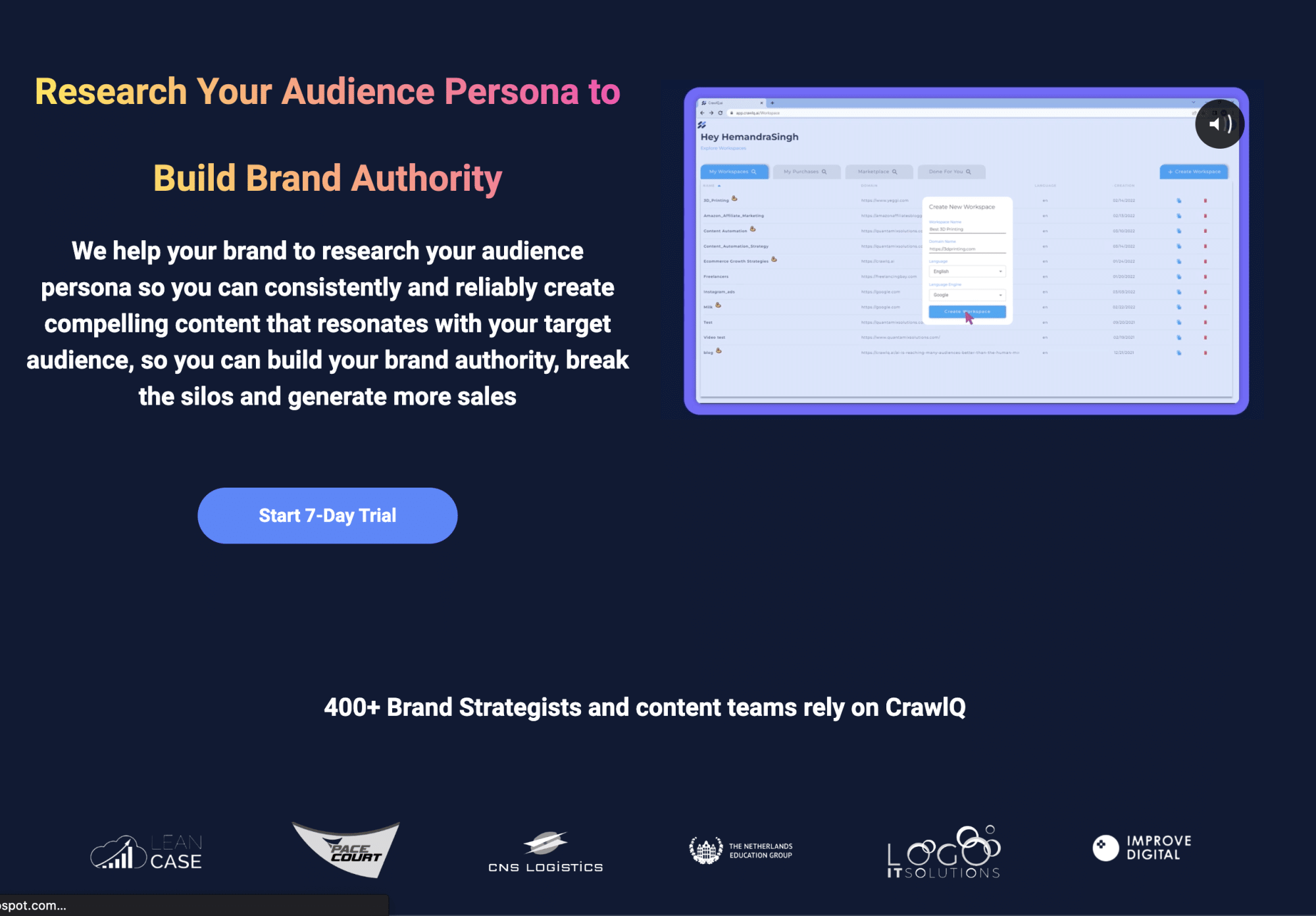 Crawlq Ai Review: Research And Writing Tool For Audience Analysis And Brand Authority Building.