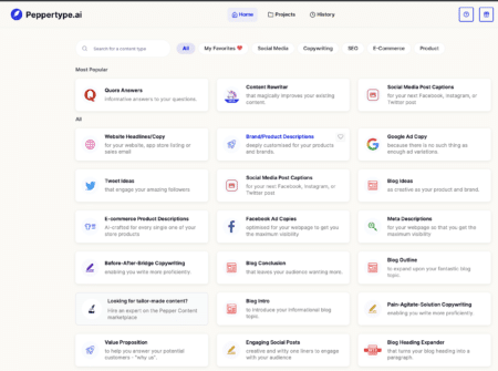 Website, items