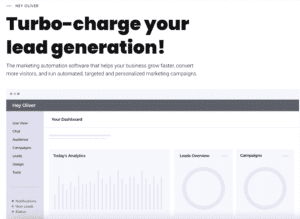 Turbo charge your lead generation with Hey Oliver Review.