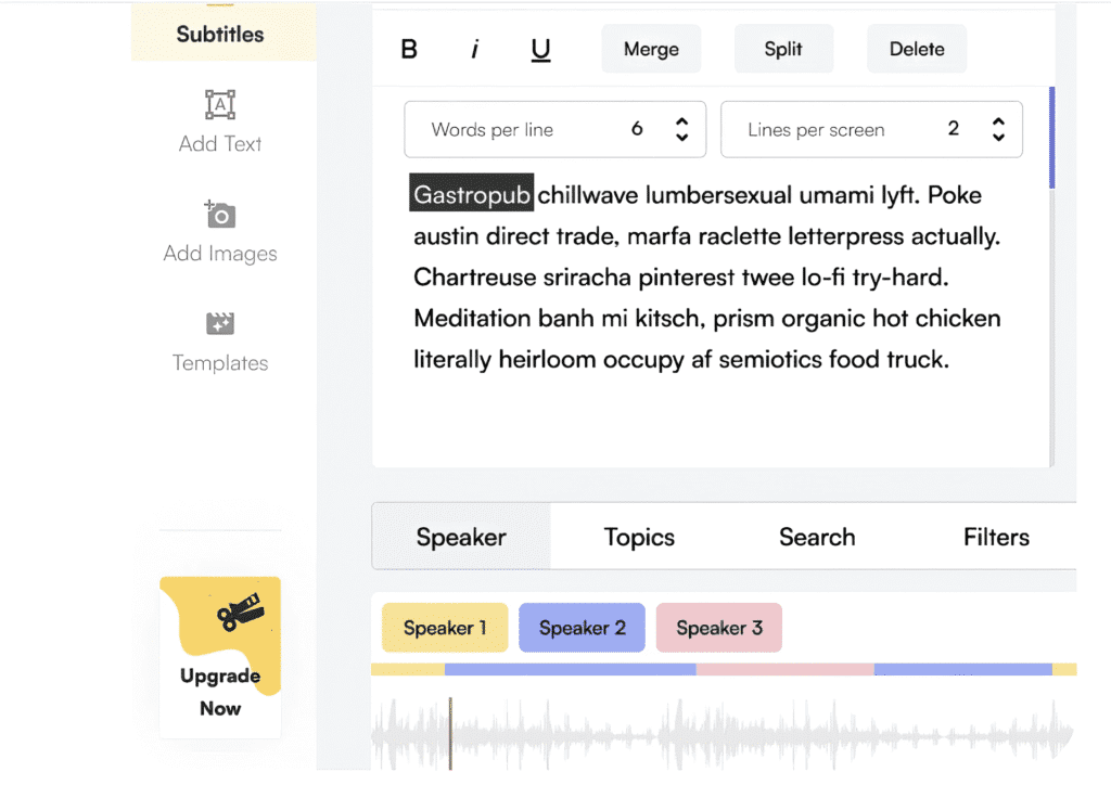 Chopcast Edit Speaker