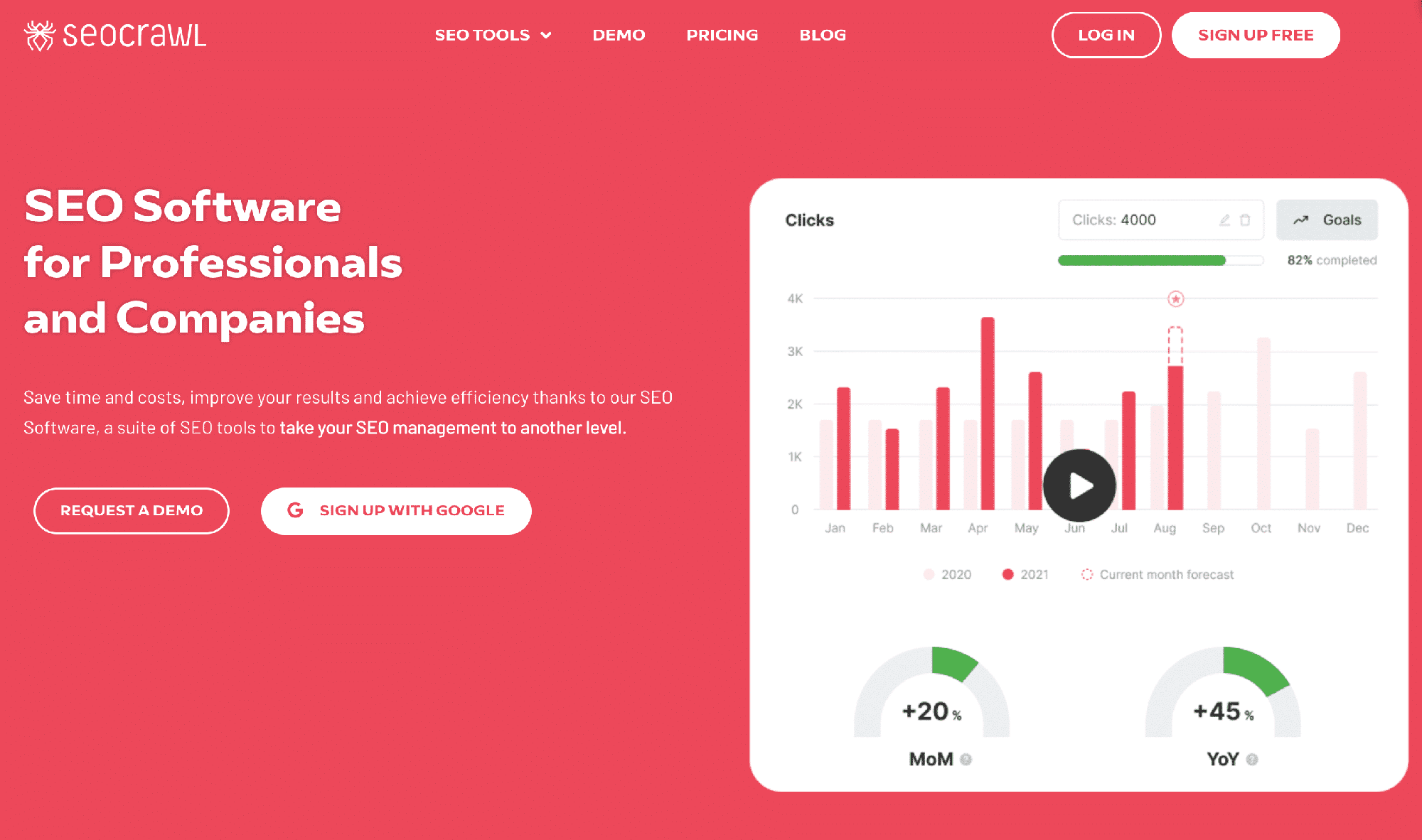seocrawl SEO software for professionals and companies to generate SEO reports.