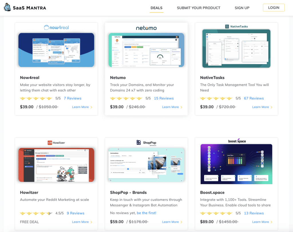 SaasMantra Lifetime SaaS Deals SaasMantra Lifetime SaaS Deals