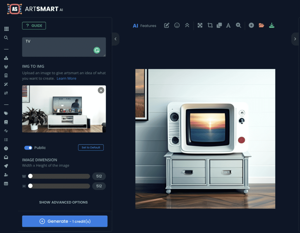 Artsmart AI Create Image base on another image Artsmart AI Create Image base on another image