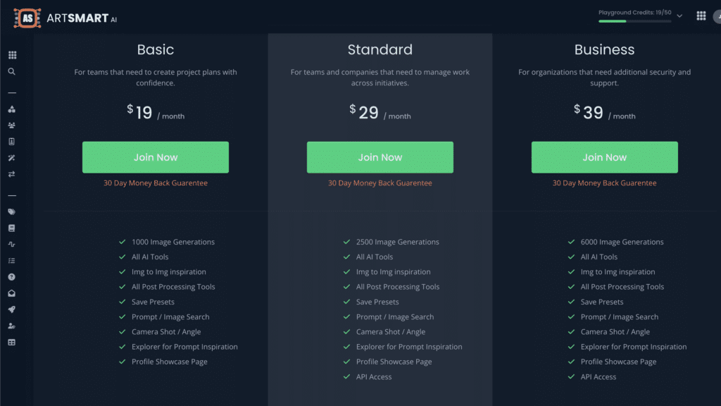 Artsmart AI Pricing Artsmart AI Pricing