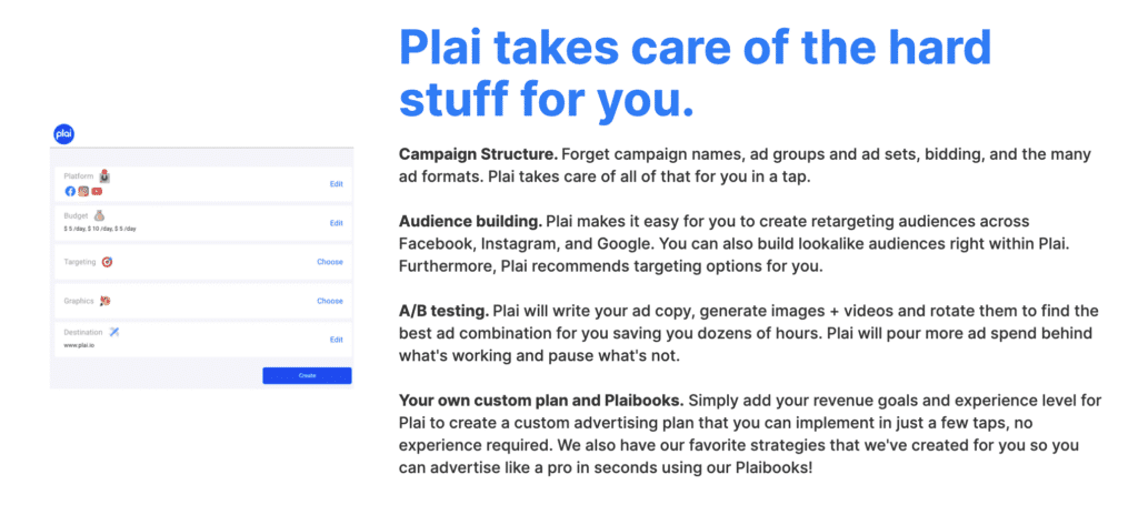 plai Features