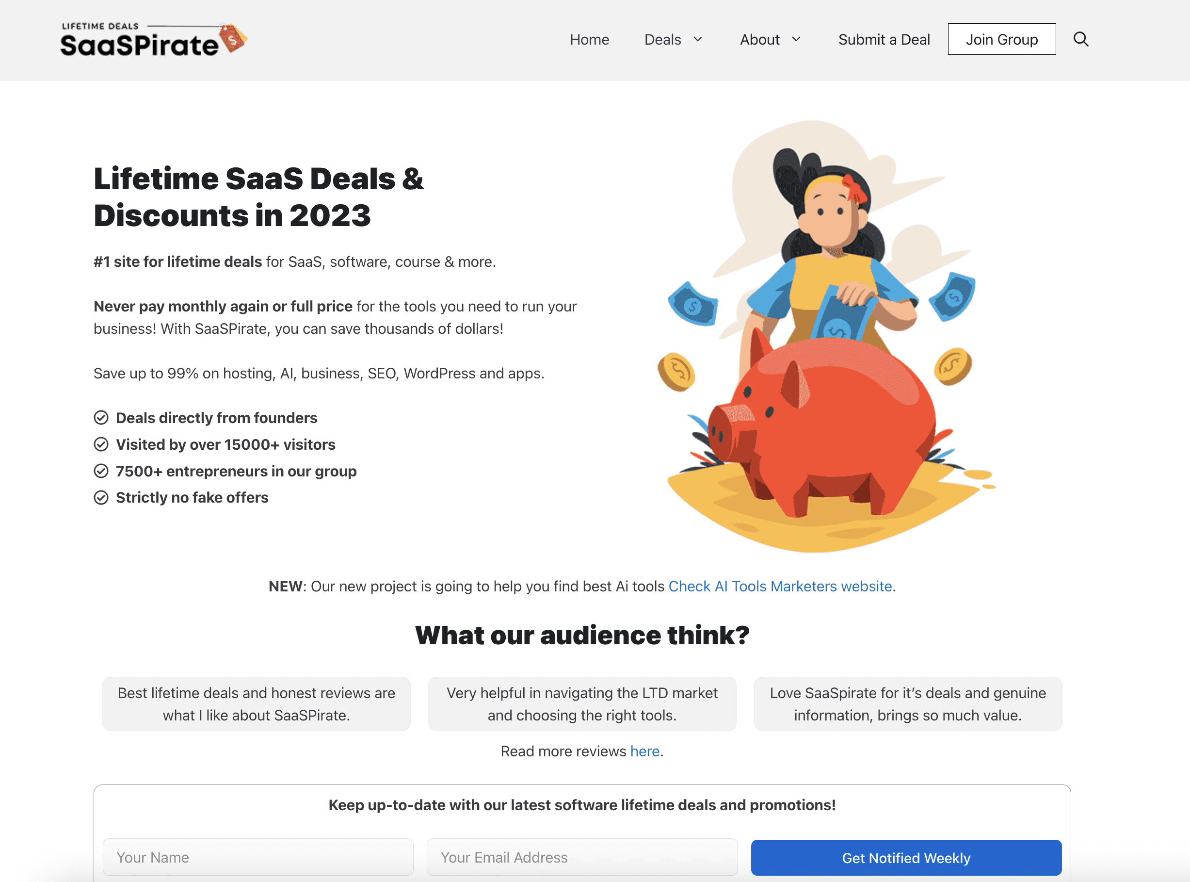 SaaSPirate Saas Lifetime Deals