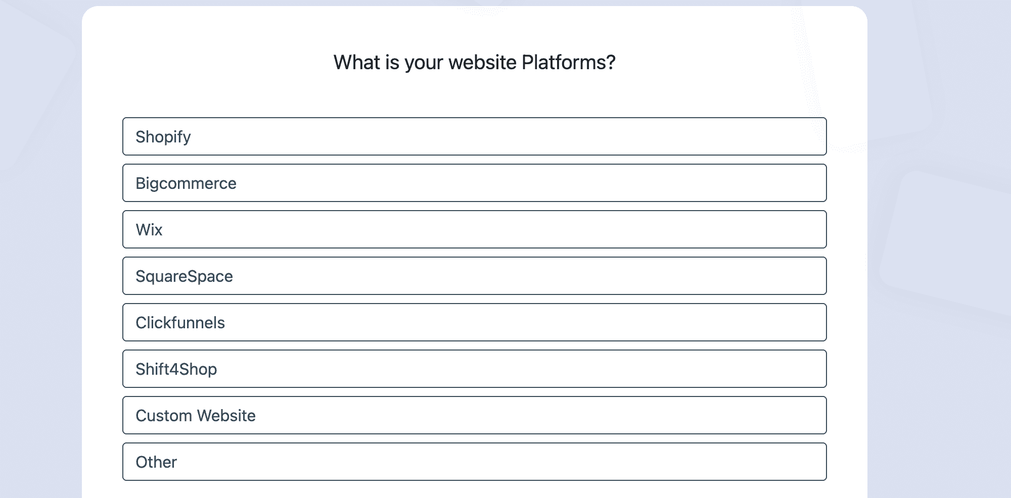 Website Speedy Platforms Support