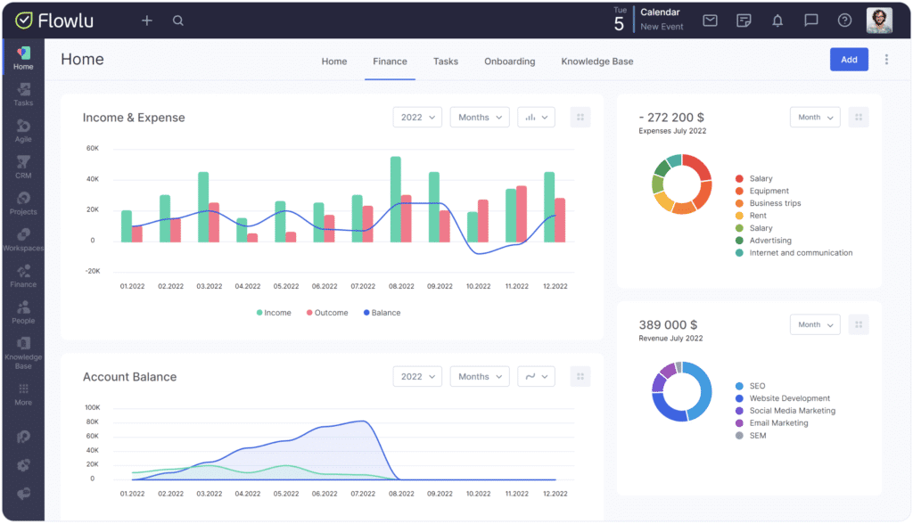 Flowlu Finance