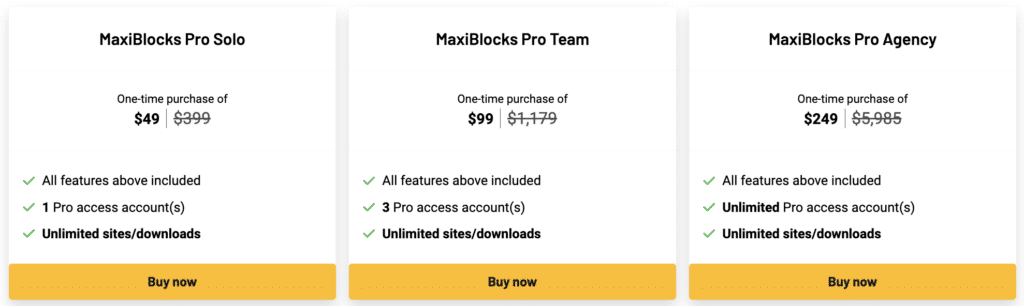 Maxiblocks Lifetime Deal