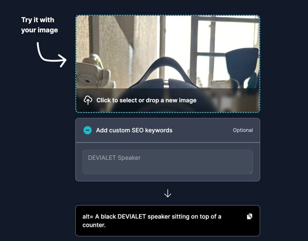 AI Alt Text Generator For Images AI Alt Text Generator For Images